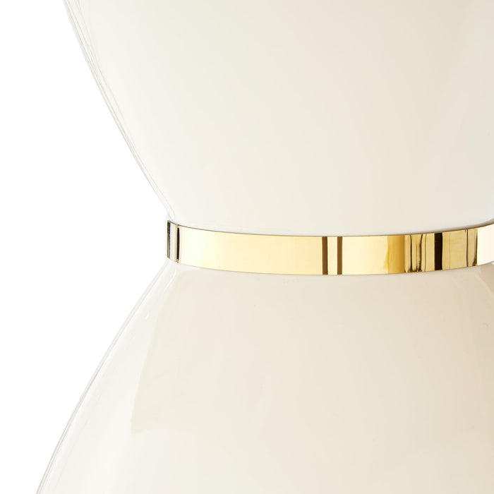 Lisbon - Round Dining Table - Silken Cream Michael Amini