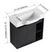 Wall Mounted Bathroom Vanity With Sink, Soft Close Door Home Essentials