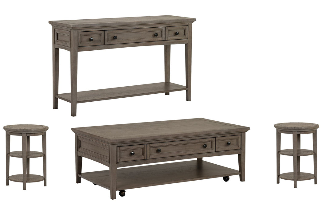 Paxton Place - Rectangular Caster Cocktail Table Set Magnussen Furniture