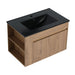 Wall Mounted Bathroom Vanity With Basin And Adjustable Open Shelf Home Essentials