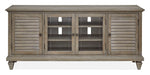 Calistoga - Rustic Entertainment Console - Dovetail Gray Magnussen Furniture
