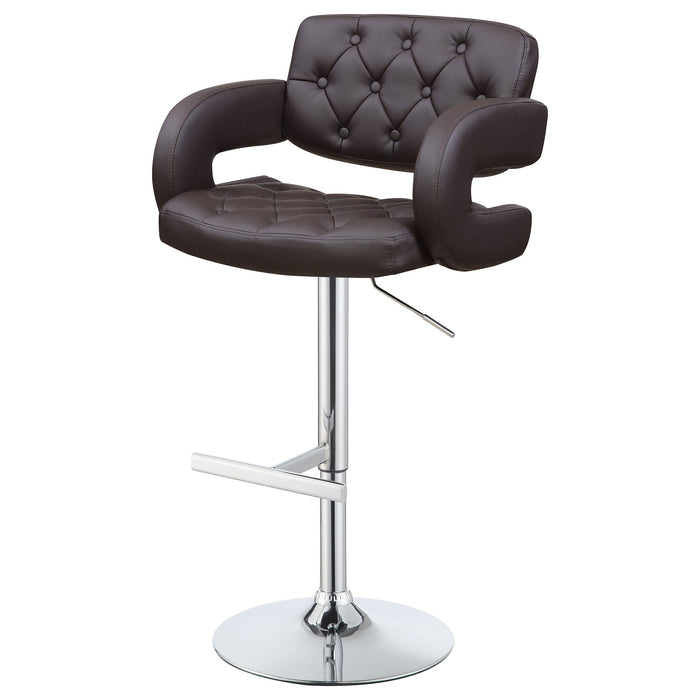 Adjustable Bar Stool With Upholstery Furniture Max