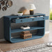 Console Table With 3 Soft Close Drawers & 2 Open Shelves Noble House