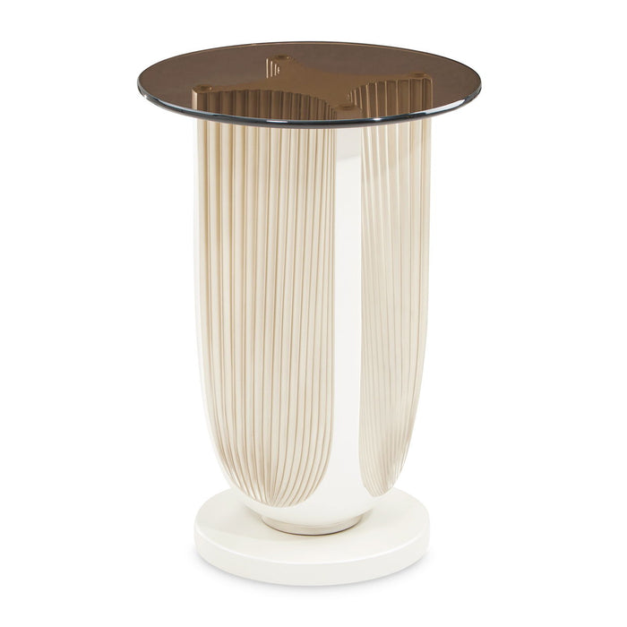 La Marisia - Accent Table - Creamy Pearl