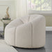 Osmash - Chair With Swivel - White Teddy Sherpa ACME