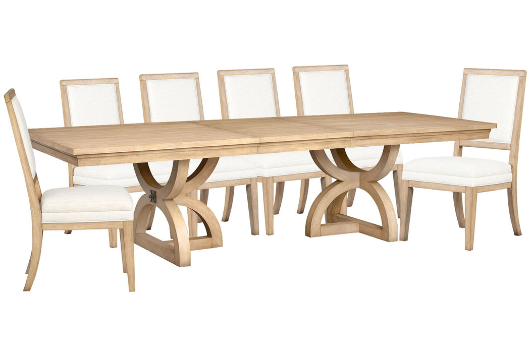 Coventry - Extendable Trestle Dining Table Set Magnussen Furniture