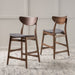 Elegant Counter Height Chair With Cushioned Seat Noble House