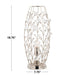 Crystal - Buds Contemporary Uplight Lamp - Polished Nickel / Clear Crystal Lumi Source