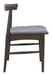 Tuzka - Dining Chair (Set of 2) - Gray / Espresso Zuo Modern