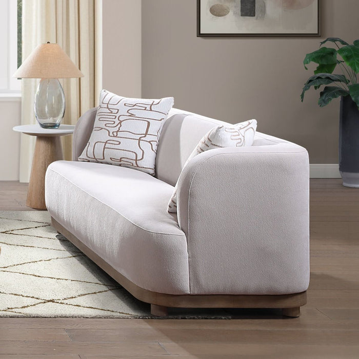 Duncan - Loveseat With 2 Pillows - Beige ACME