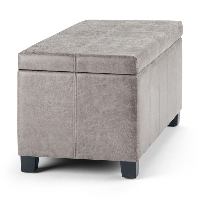 Dover - Upholstered Storage Ottoman Bench Simpli-Home