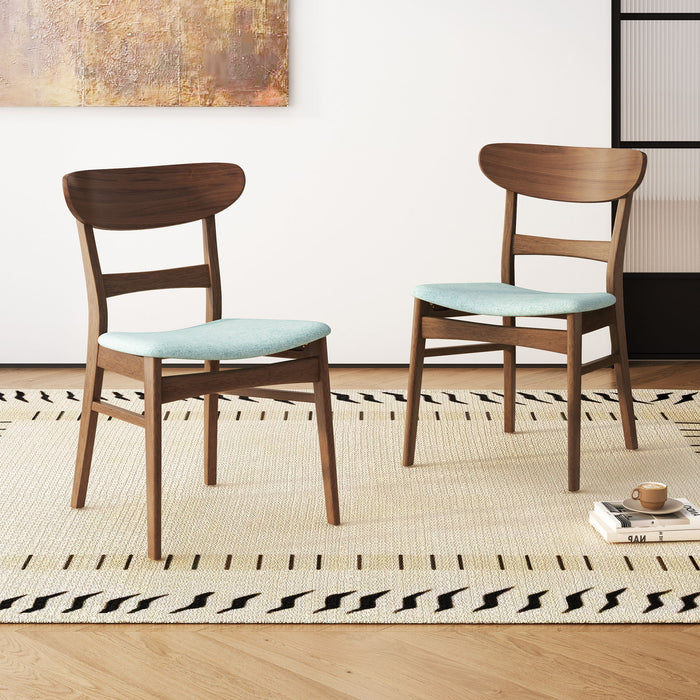Dining Chairs With Cushioned Seat (Set of 2) Noble House
