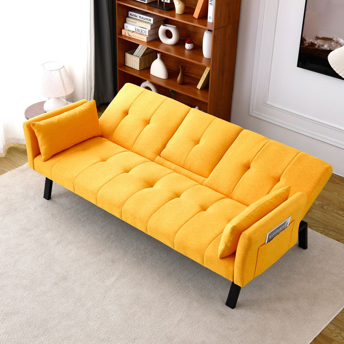Sofa Bed With Foldable Design And Cup Holder Home Essentials