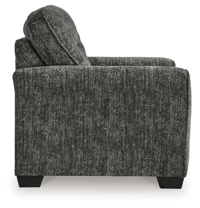 Lonoke - Chair And A Half - Gunmetal Signature Design by Ashley®