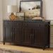 Connaught - Large Sideboard Buffet Storage Cabinet Simpli-Home