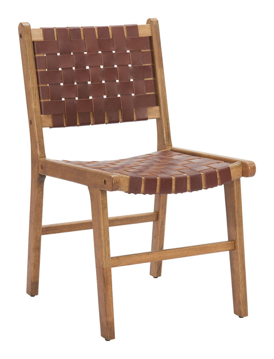 Feder - Dining Chair (Set of 2) - Brown Zuo Modern