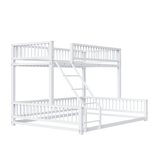 Bunk Bed With Ladder And Safety Guardrails Dreamland