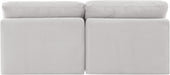 Indulge - Velvet 2 Seat Modular Armless Sofa Meridian Furniture