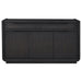 Bangor - 2 Drawer Dining Sideboard Server - Black Furniture Max