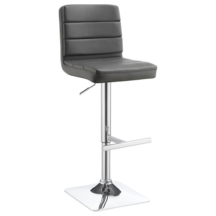 Adjustable Bar Stool (Set of 2) - Gray Furniture Max