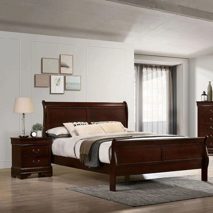 Louis Phillipe Sleigh Bed Home Essentials