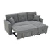 Sleeper Sectional With Pull Out Bed, Reversible Chaise Home Essentials