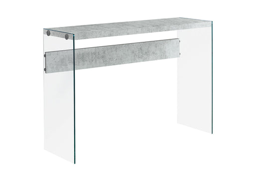 Accent Console Table For Entryway, Glossy Spacious Surface 8th Street