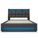 Upholstered Platform Bed With A Hydraulic Storage System, LED And USB Charging (Without Mattress) Artistry At Home