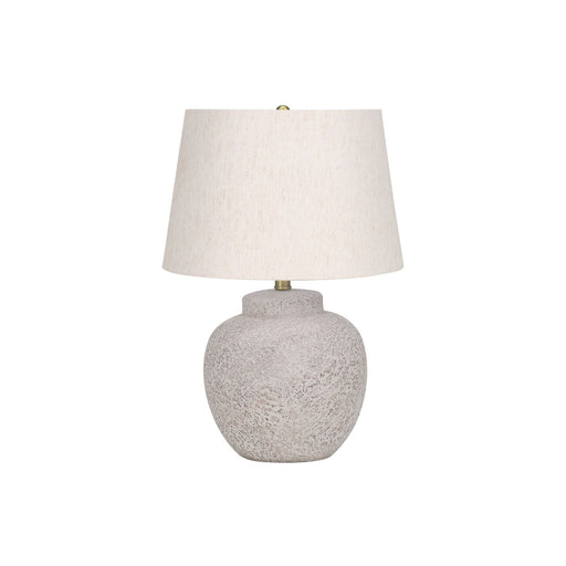 Lighting, Table Lamp, Concrete, Modern - Cream 8th Street