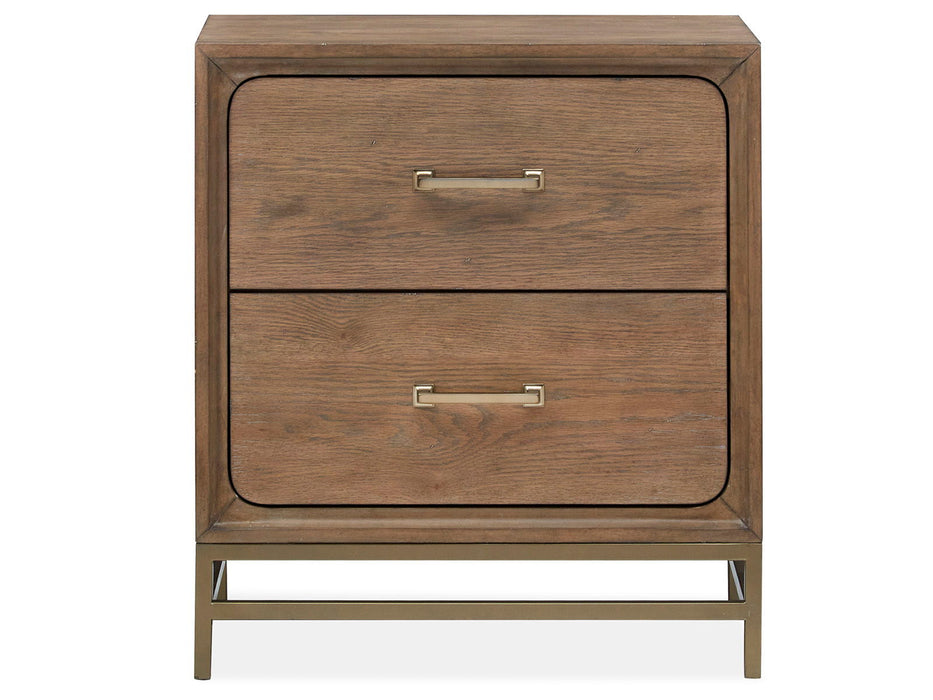 Lindon - Drawer Nightstand - Belgian Wheat Magnussen Furniture