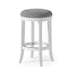 Backless Swivel Stool With Upholstered Seat Home Essentials