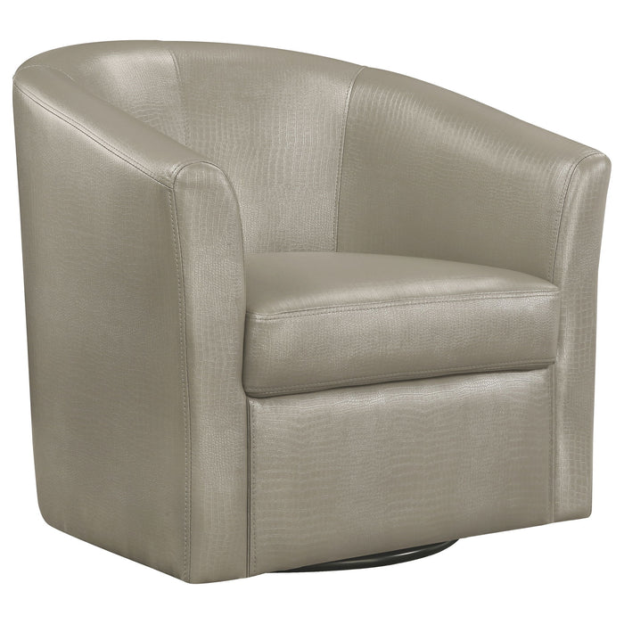 Swivel Armchair With Barrel-Back Design Furniture Max