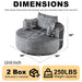 Swivel Chair With Rotating Base For Living Room Home Essentials