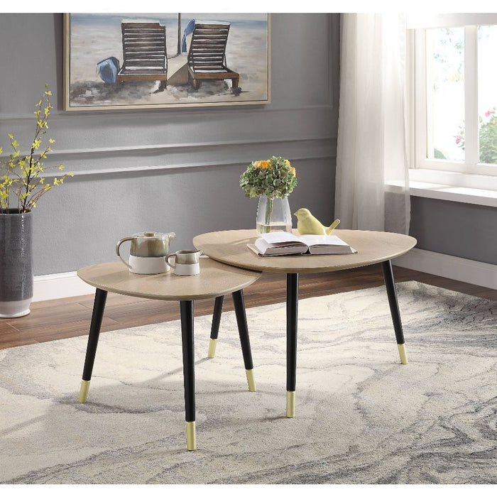 Allison - Coffee Table - Natural & Black