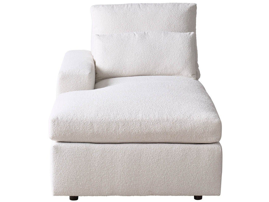 Modern U Choose - Luxe Chaise LAF, Special Order - White