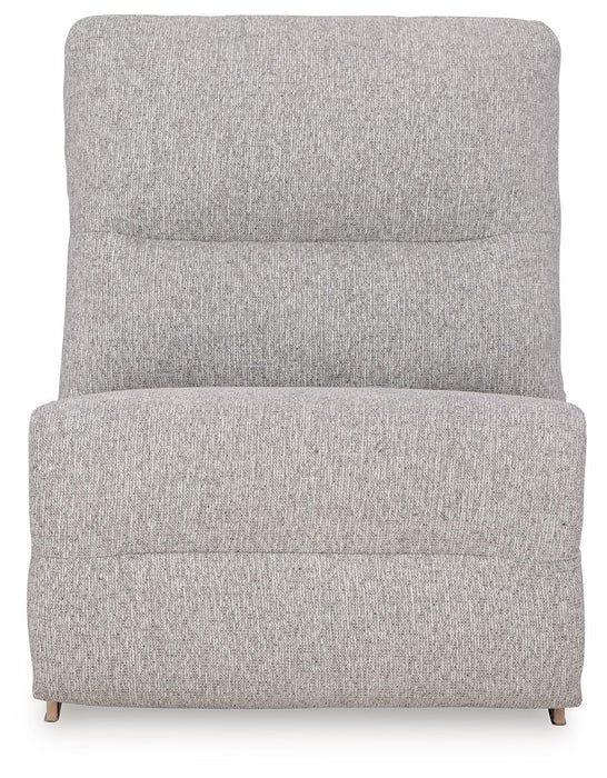Acklen Place - Armless Chair - Pewter Signature Design by Ashley®