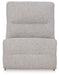 Acklen Place - Armless Chair - Pewter Signature Design by Ashley®