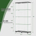 Display Cabinet With Shelf Double Doors And Lock Home Essentials