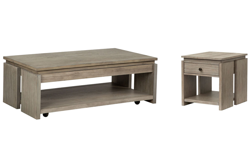 Conrad - Rectangular Lift Top Storage Cocktail Table Set Magnussen Furniture