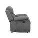 Kalen - Motion Glider Recliner - Gray Chenille ACME