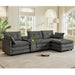 Oversized Modular Sectional Sofa With Multi Functional Console Home Essentials
