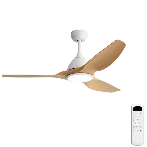 Bredoom Ceiling Fan With Remote Control And LED Light, Blades, Reversible DC Motor For Indoor / Outdoor Use Daily Nest