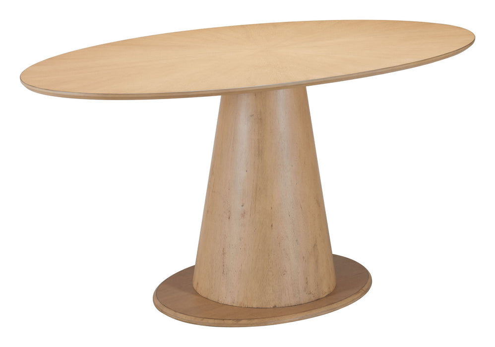 Disque - Dining Table - Natural Zuo Modern