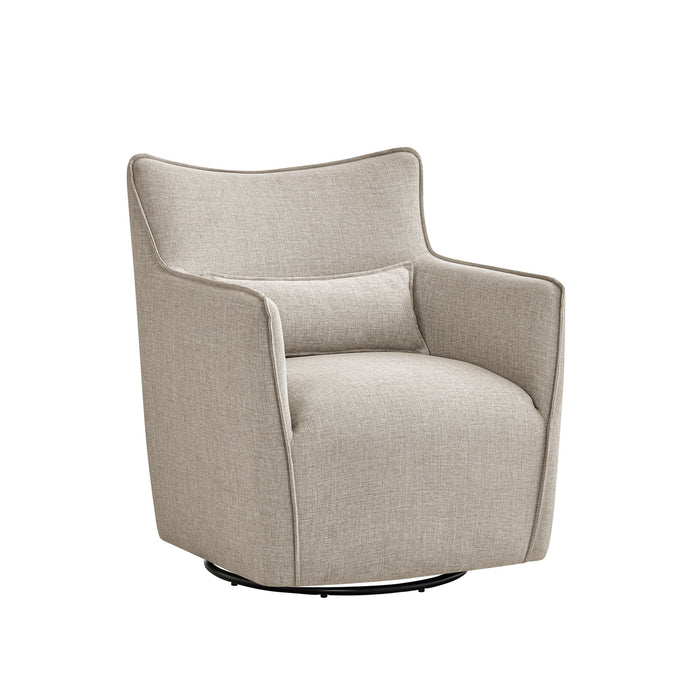 Ayla - Swivel Accent Chair With Matching Lumbar Pillow Ridgecrest Home