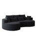 Curved Oversized Sectional Sofa With Extra Deep Seat Home Essentials