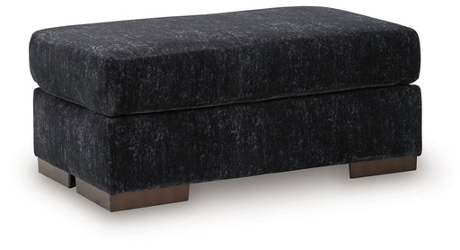 Whitmore Manor - Ottoman - Black Pearl Benchcraft®