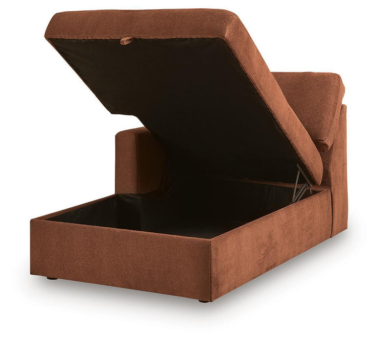 Modmax - LAF Corner Chaise With Storage - Spice Signature Design by Ashley®