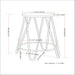 Simeon - Multifunctional Metal Stool With Wood Seat Simpli-Home