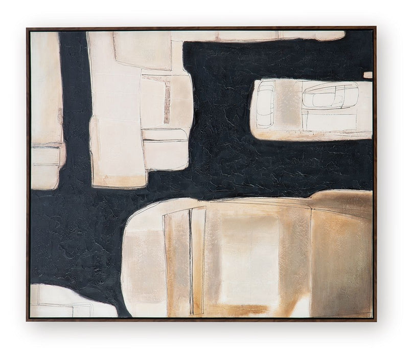 Feyville - Wall Art - Black / Brown / Cream Signature Design by Ashley®