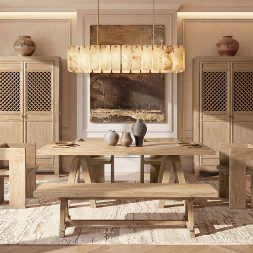 Hawthorne - Dining Bench - Natural Jennifer Taylor Home
